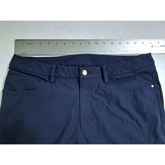 Lululemon Pants Mens 32x32 Navy Blue ABC Classic Warpstreme Chino Performance - Picture 8 of 9